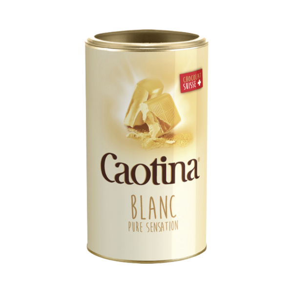 691494 Caotina Blanc Schokoladengenuss, Swiss Premium Chocolate Drink, 500g
